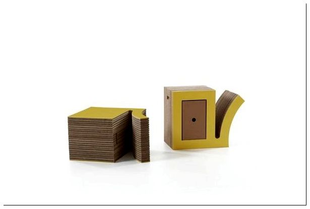 картонная мебель - тумбы из картона