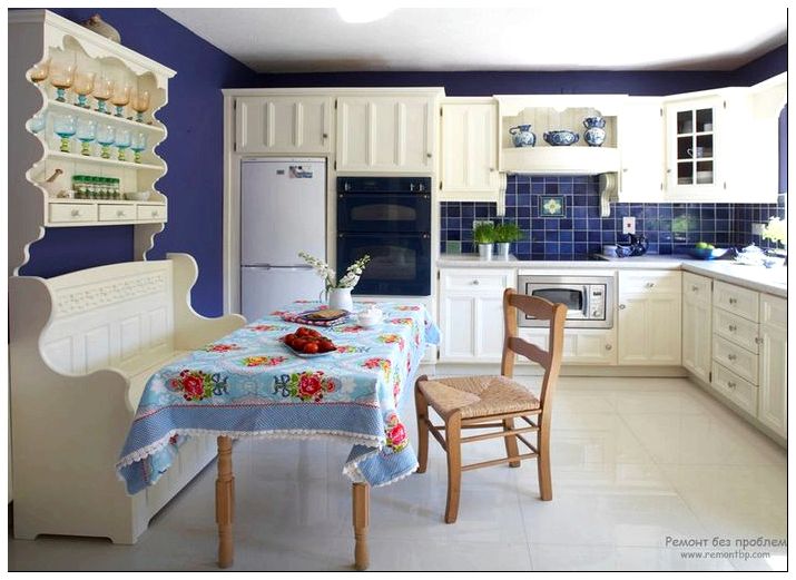Интерьер кухни синего цвета: секреты успешного дизайна в синих тонах