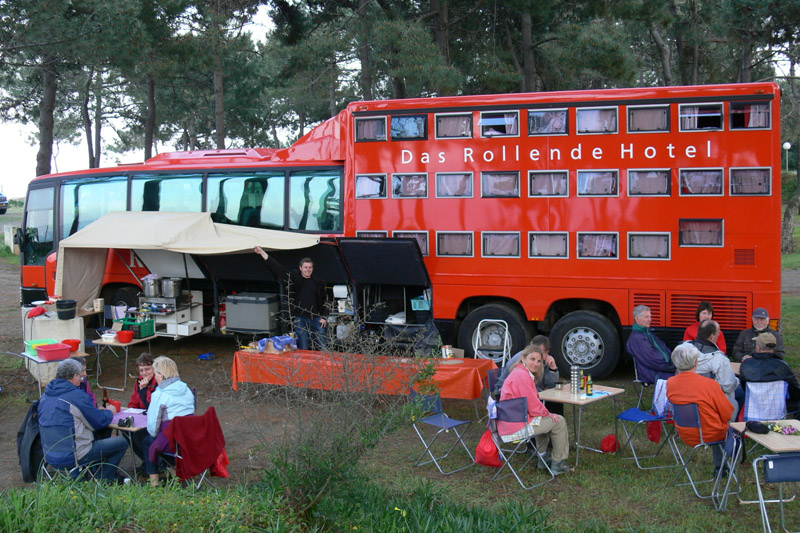 Удивительные автобусы-отели Rotel Tours.
