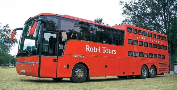 Удивительные автобусы-отели Rotel Tours