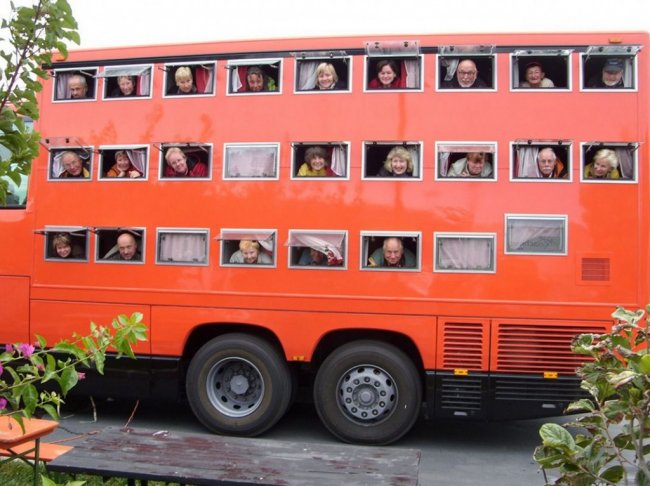 Удивительные автобусы-отели Rotel Tours
