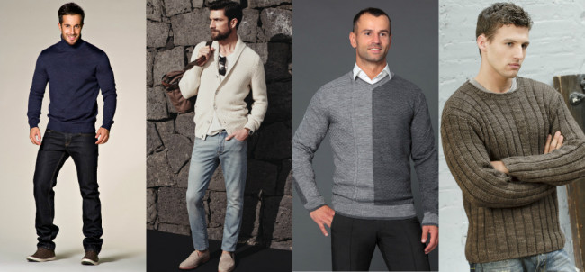 Самый востребованный элемент мужского гардероба - свитер