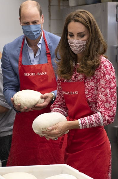 Кейт Миддлтон и принц Уильям посетили знаменитую пекарню в Лондоне