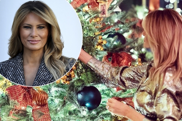 Последнее Рождество в Белом доме: Мелания Трамп показала, как украсила резиденцию президента