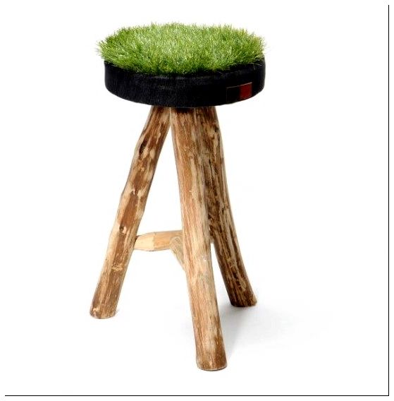 стул с травой grass stool collection