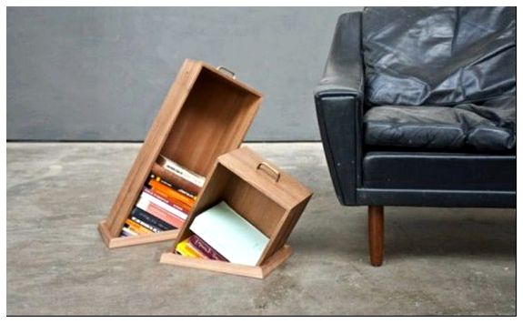 оригинальные книжные стеллажи