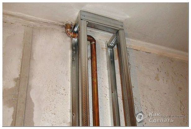 Профильный каркас под гипсокартон