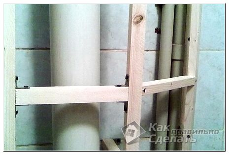Деревянный каркас для короба