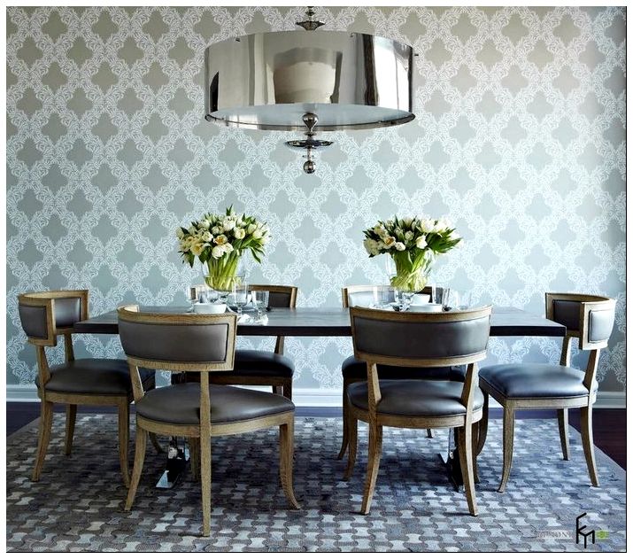 100 лучших идей: стол и стулья в гостиной на фото | Обеденная зона ...