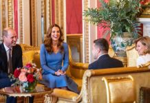 Кейт Миддлтон и принц Уильям встретились с Владимиром и Еленой Зеленскими