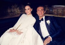 Даша Жукова и Ставрос Ниархос поделились новым фото со свадьбы